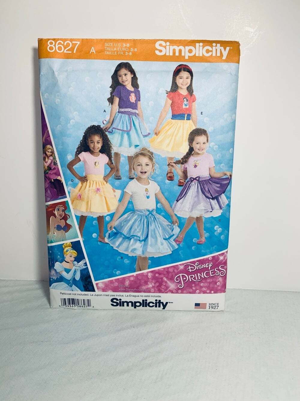 Disney Princess Costume Pattern Simplicity 8627